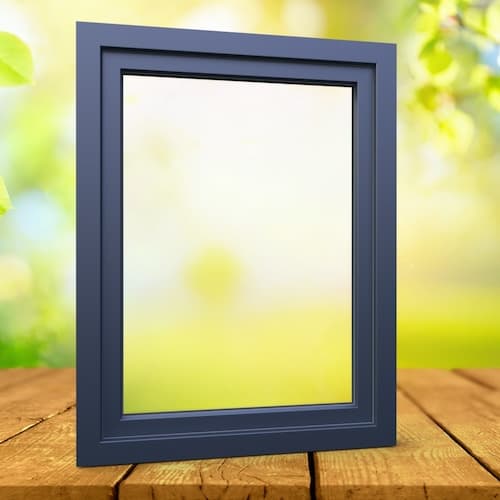 Kunststoff Fenster anthrazitgrau